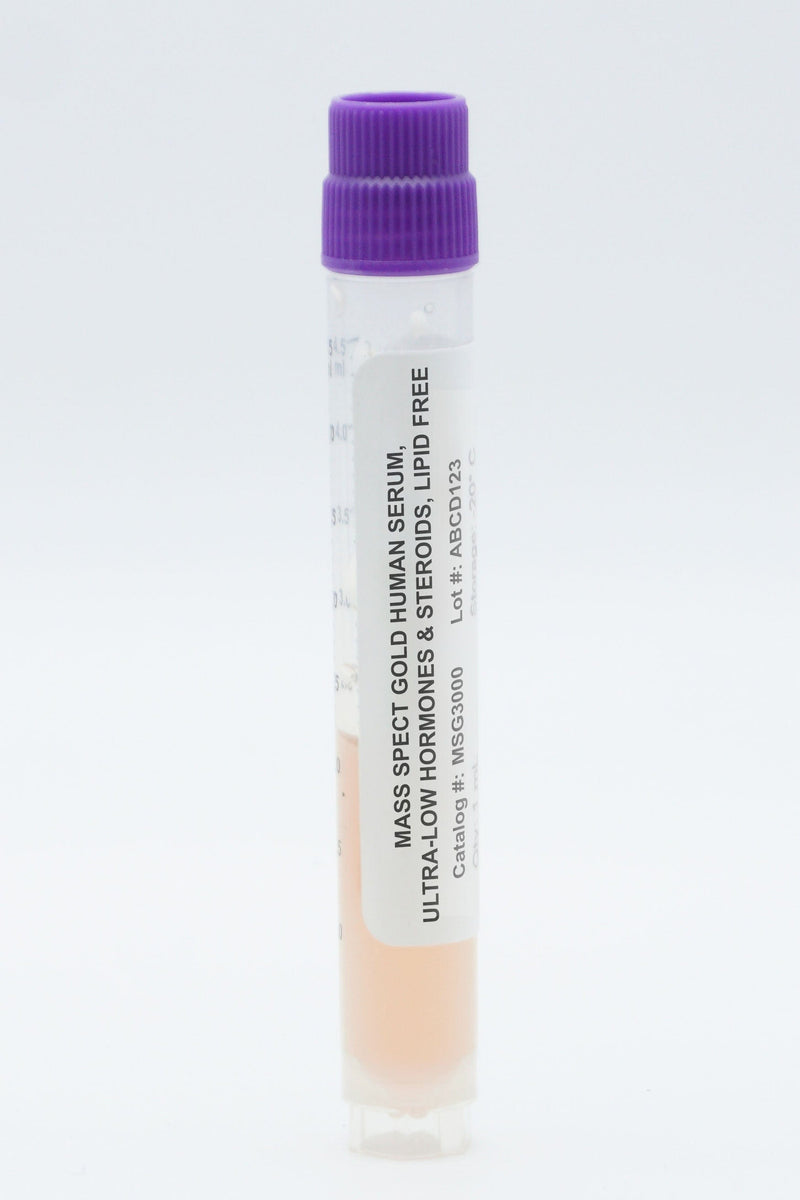 Mass Spect Gold Human Serum, Ultra-Low Hormones & Steroids, Lipid Free