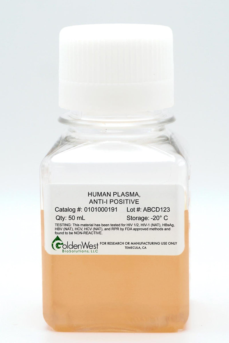 Human Plasma, Anti-I Positive