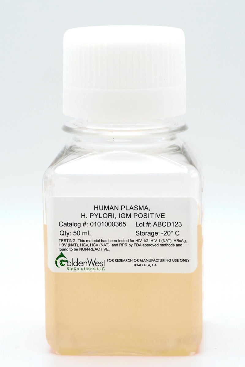 Human Plasma, H. Pylori, IgM Positive