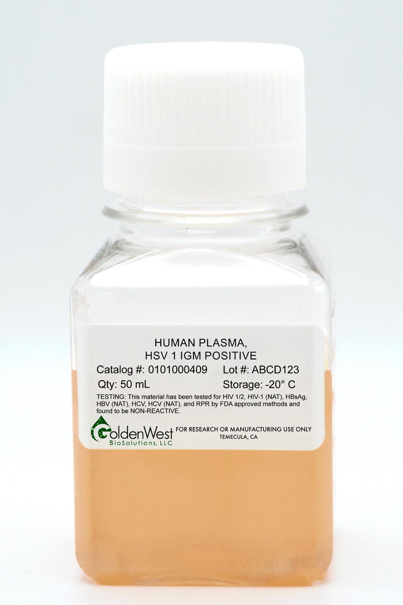 Human Plasma, HSV 1 IgM Positive