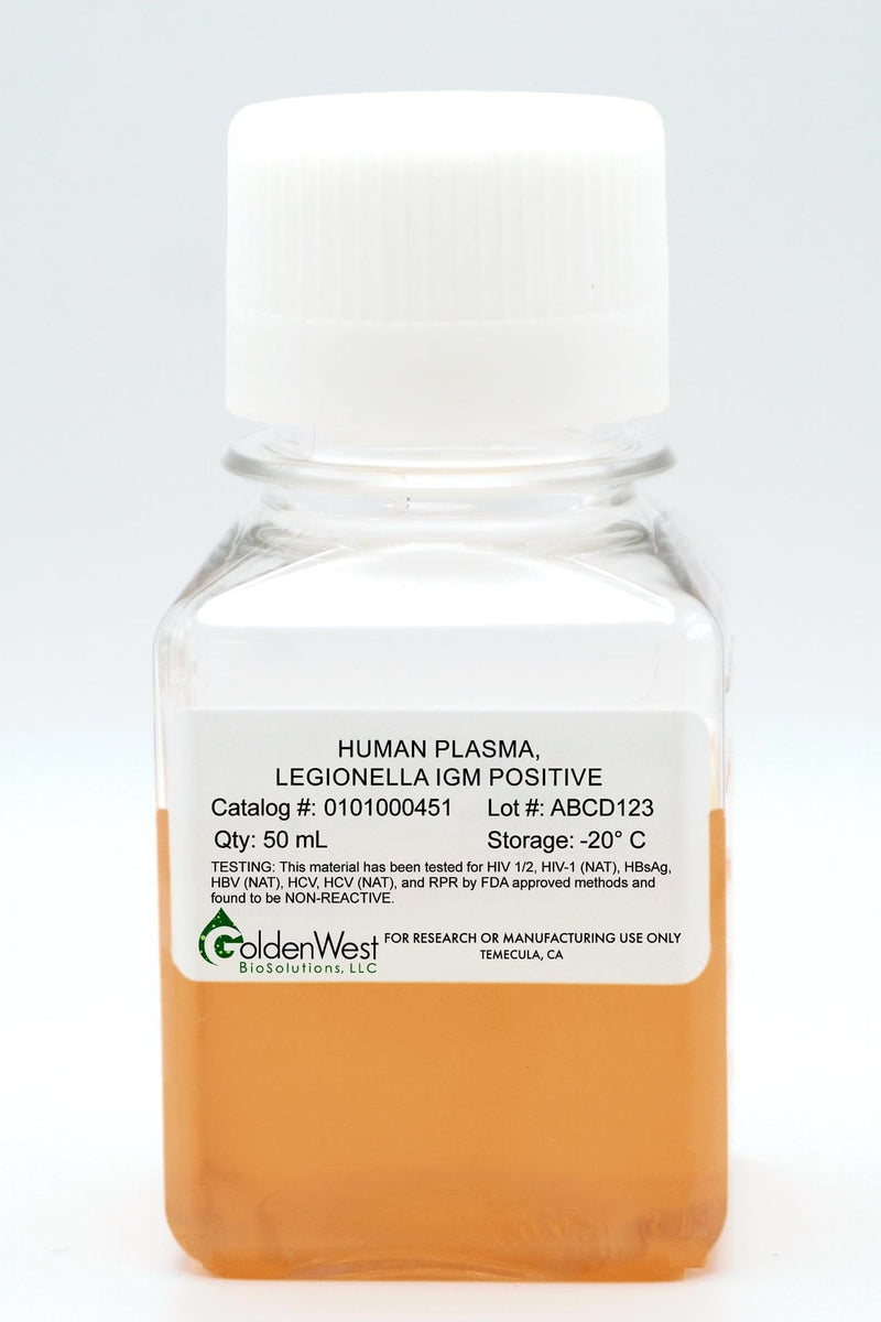 Human Plasma, Legionella IgM Positive