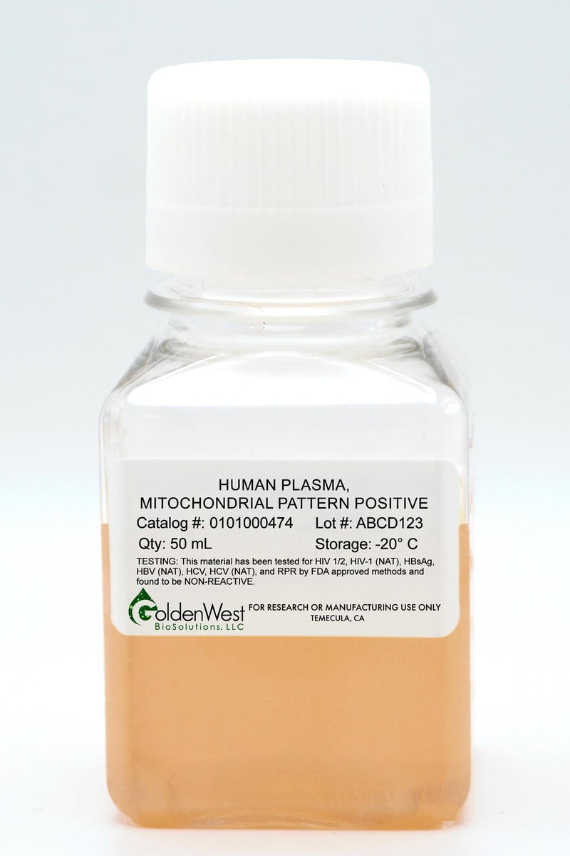 Human Plasma, Mitochondrial Pattern Positive
