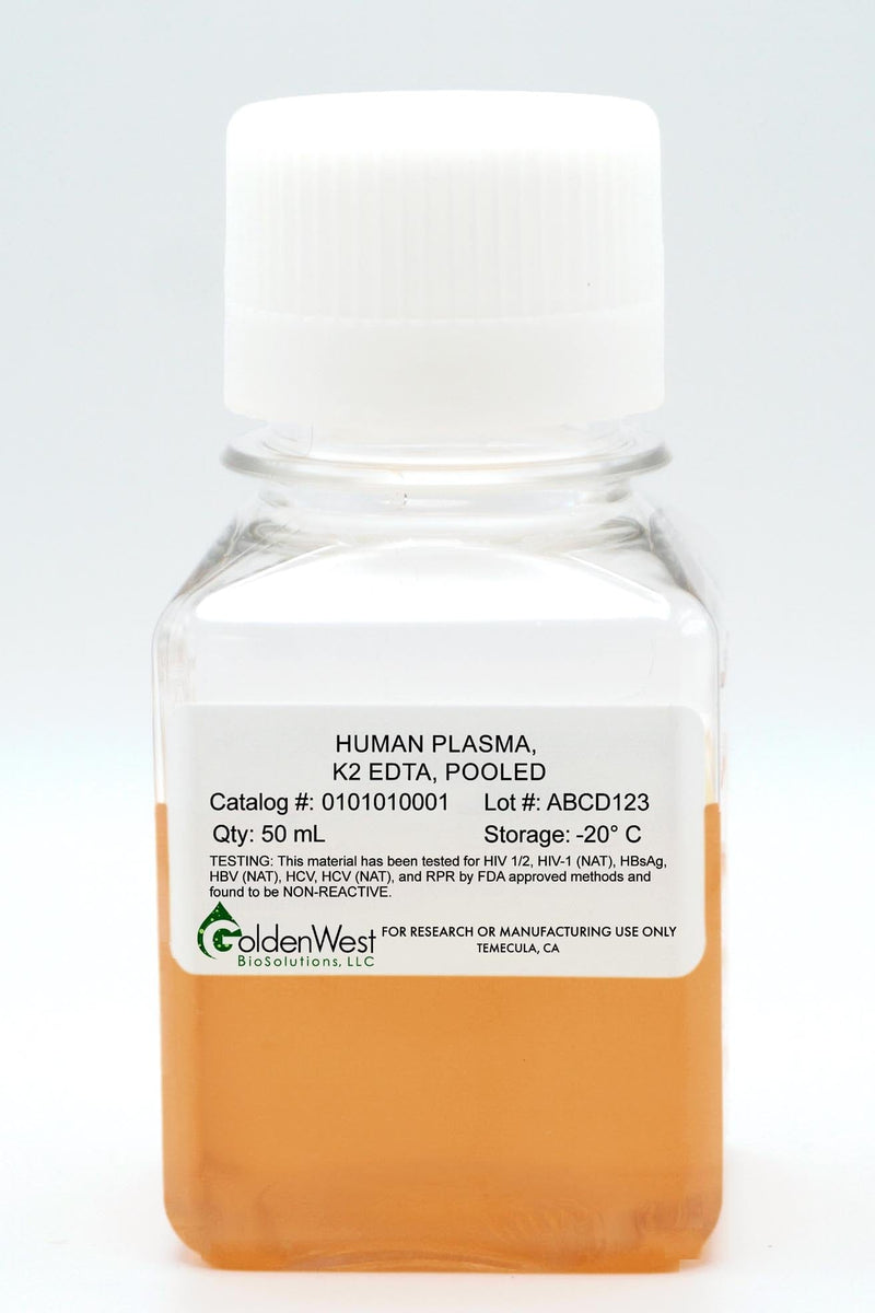 Human Plasma, K2 EDTA, Pooled