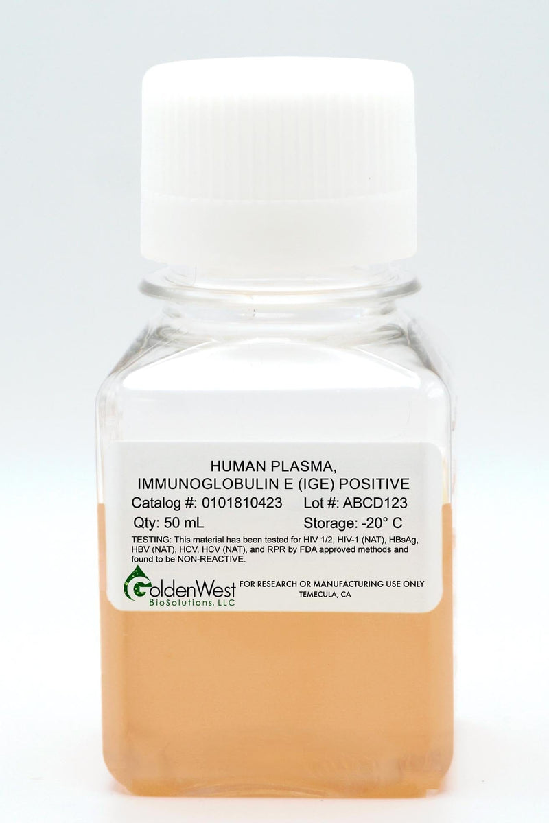 Human Plasma Immunoglobulin E (IgE) Positive