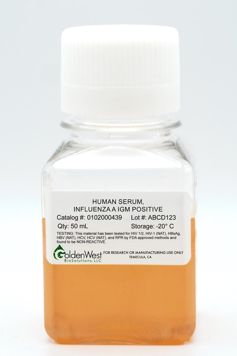 Human Serum, Influenza A IgM Positive