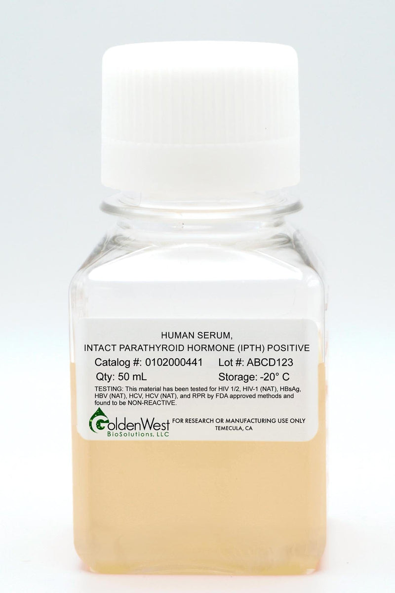 Human Serum, Intact Parathyroid Hormone (iPTH) Positive