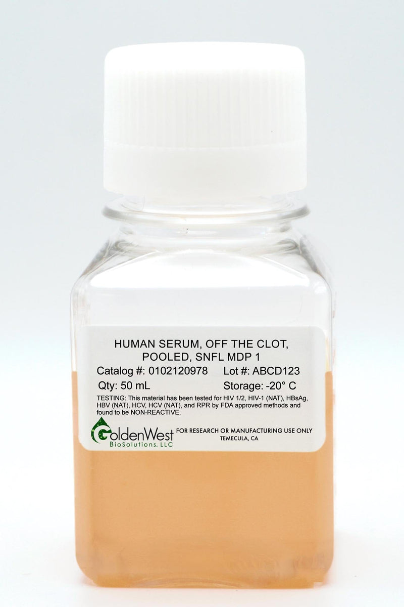 Human Serum, Off the Clot, Pooled, sNfL MDP 1