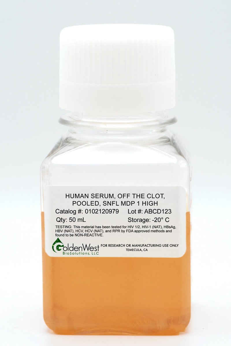 Human Serum, Off the Clot, Pooled, sNfL MDP 1 High