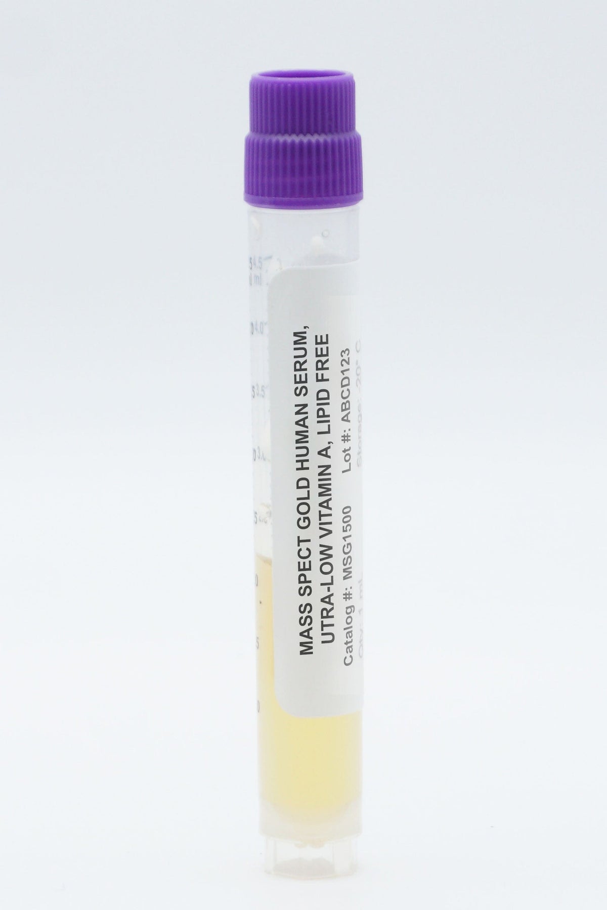 Mass Spect Gold Human Serum, Utra-Low Vitamin A, Lipid Free