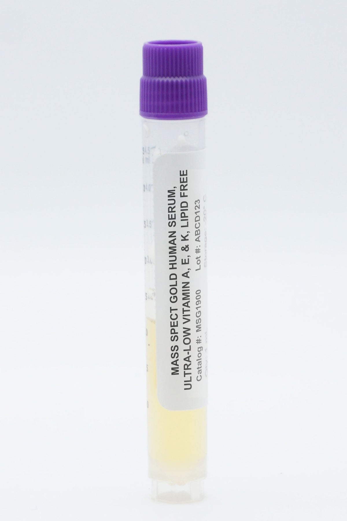 Mass Spect Gold Human Serum, Ultra-Low Vitamin A, E, & K, Lipid Free