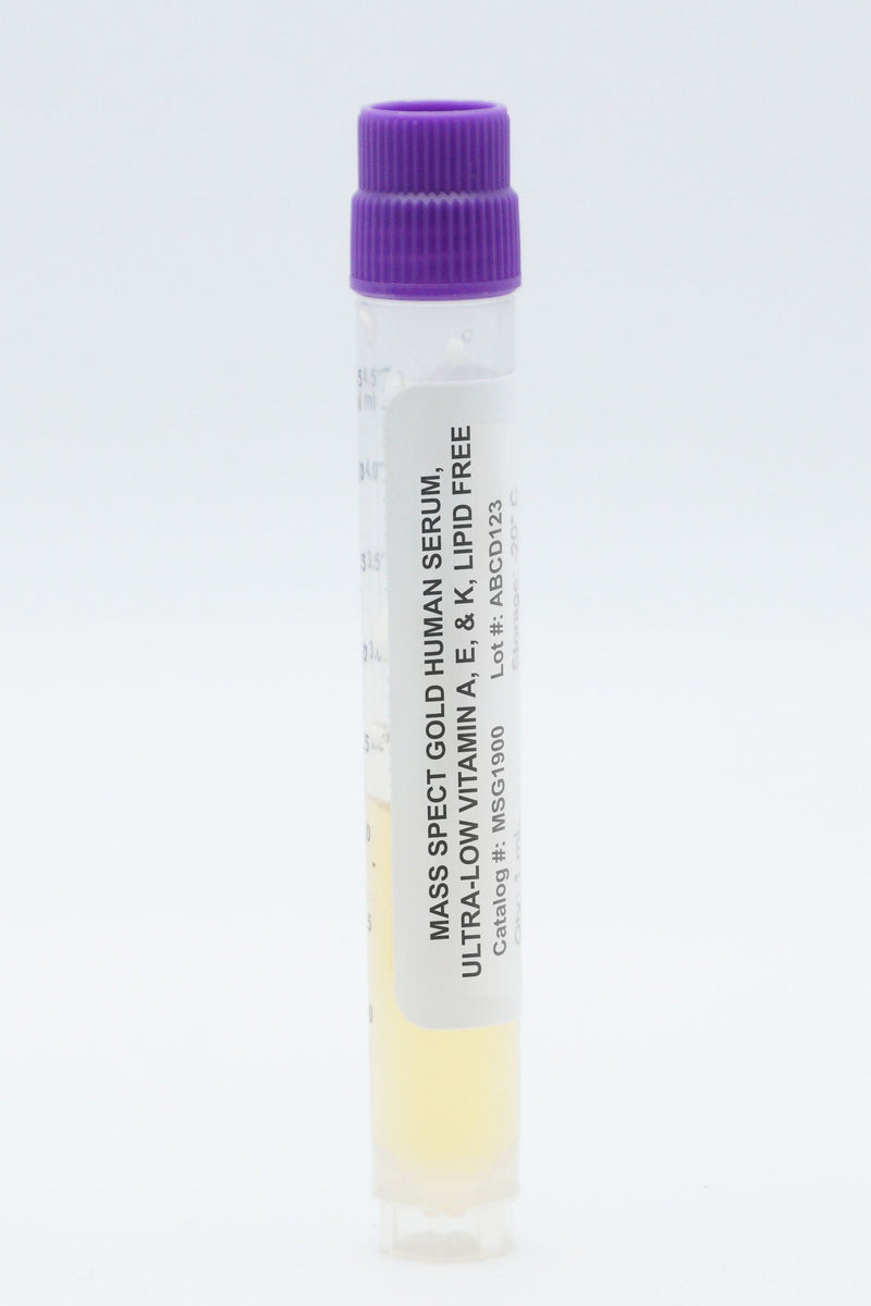 Mass Spect Gold Human Serum, Ultra-Low Vitamin A, E, & K, Lipid Free