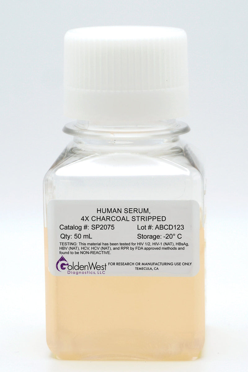 Human Serum, 4X Charcoal Stripped
